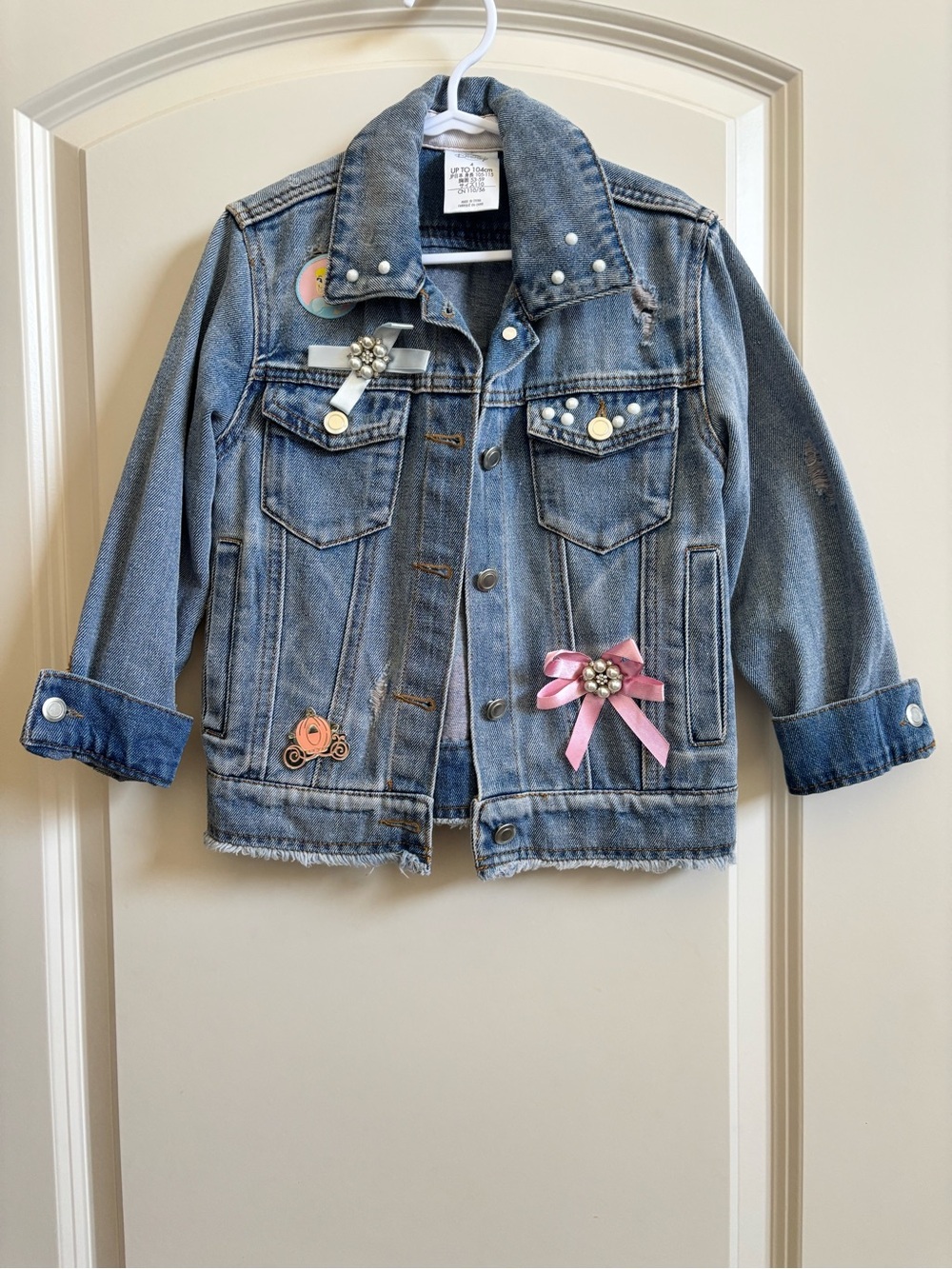 Disney Cinderella Denim Jacket - Size 4T